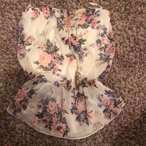 Cute strapless top